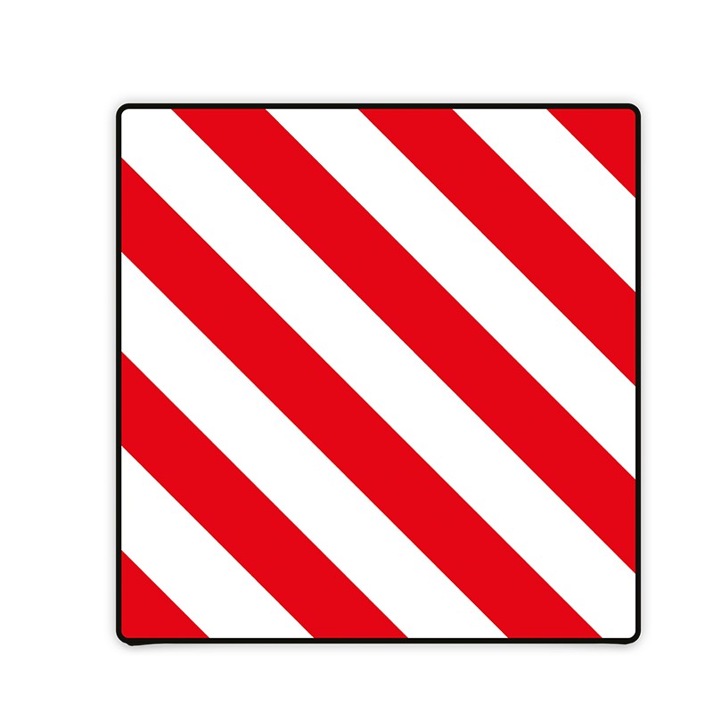 Знак "крупногабаритный груз" на металле (двухсторонний)(5шт)