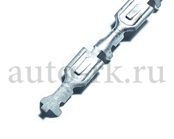 Клемма мама голая 6.3мм с фиксацией (лужёная)(завод К1)(100шт)