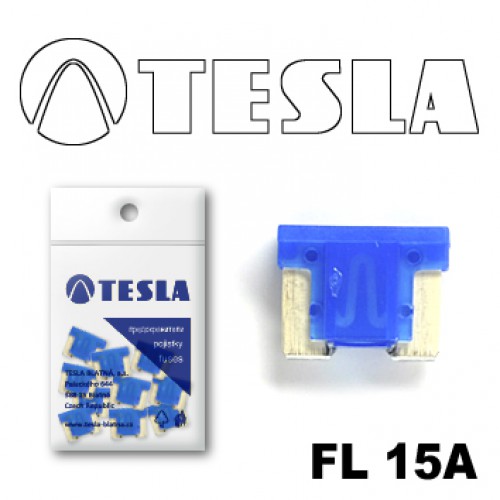 Предохранитель Tesla "вилка-микро"  15А (50шт)