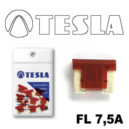 Предохранитель Tesla "вилка-микро"   7,5А (50шт)
