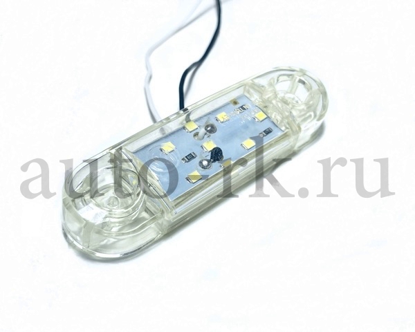 Указатель  габаритов  9 SMD (12v-24v) ( 88мм)(белый)(10шт)