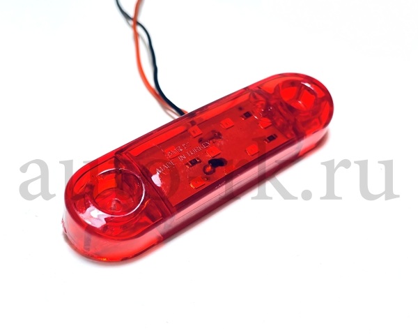 Указатель  габаритов  9 SMD (12v-24v) ( 88мм)(красный)(10шт)