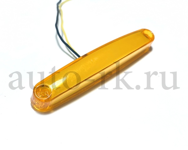 Указатель  габаритов  9 SMD "NEON" (12v-24v) (100мм)(жёлтый)(10шт)