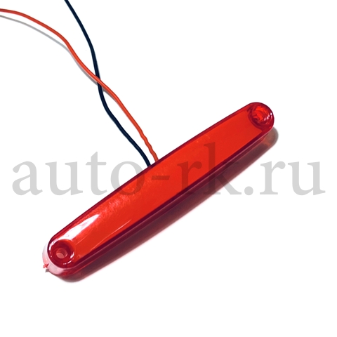 Указатель  габаритов  9 SMD "NEON" (12v-24v) (100мм)(красный)(10шт)