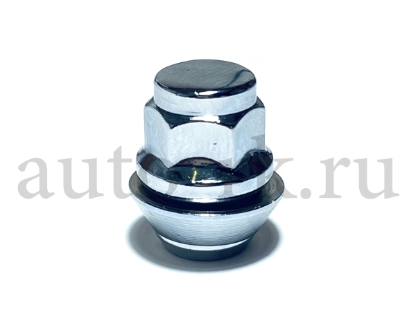Гайка колеса М12х1.50 h=33мм, FORD, с кольцом, ключ 19, конус (20шт)