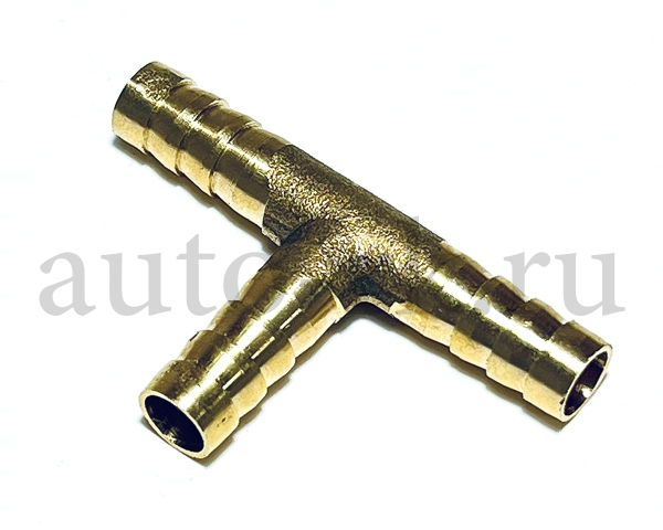 Трубка "ёлка" Т-образная д.10мм (латунь)