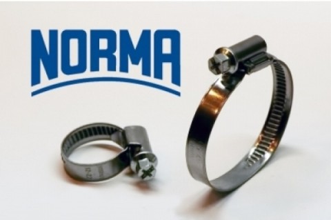 Хомут металл червячный NORMA  40-60 (20шт)