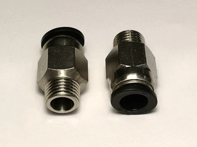 Фитинг с наружней резьбой  М12х1,25 (1/4) - 10мм
